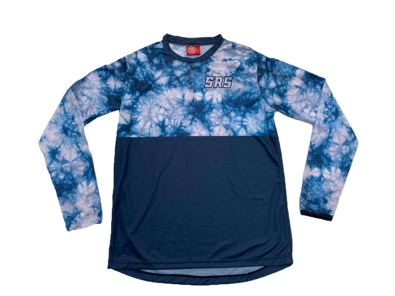 JERSEY BASIC - TIE DYE BLUE